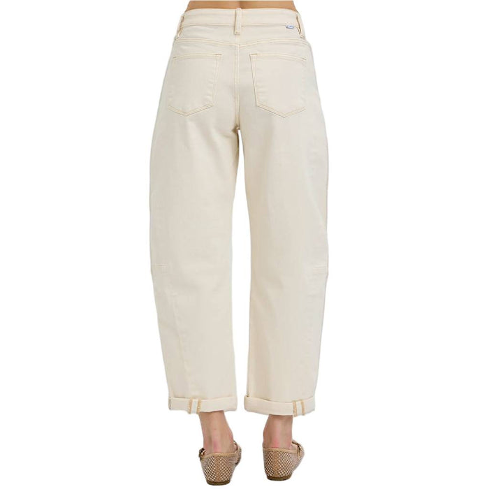 Risen High Rise Cuffed Relaxed Barrel Jean WOMEN - Clothing - Jeans Risen Jeans