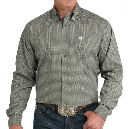 Cinch Men's Geo Print Button Down Shirt MEN - Clothing - Shirts - Long Sleeve Cinch