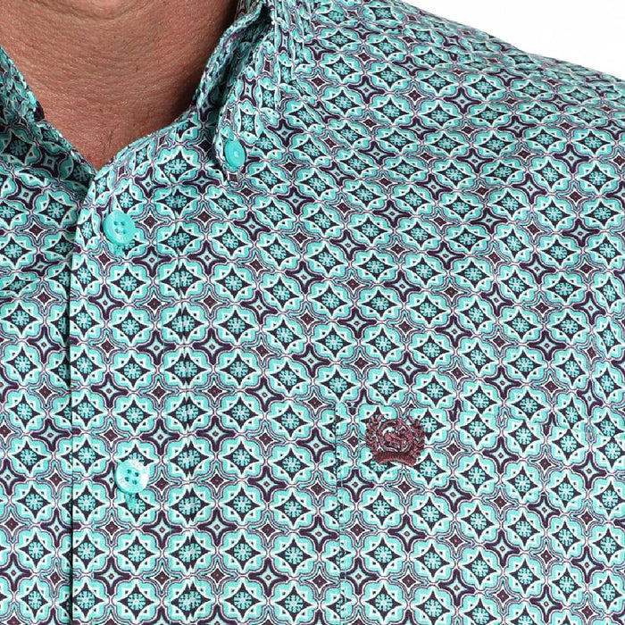Cinch Men's Geo Print Button Down Shirt