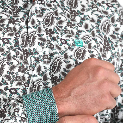 Cinch Men's Paisley Print Button Down Shirt MEN - Clothing - Shirts - Long Sleeve Cinch