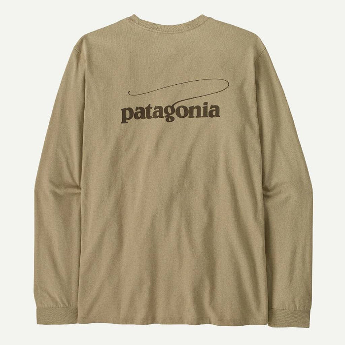 Patagonia Men's Casting Logo Responsibilli Tee - Pumice