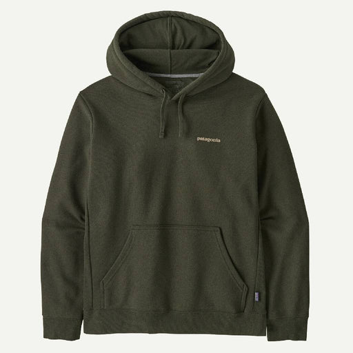 Patagonia Men's Boardshort Logo Uprisal Hoodie - Basin Green MEN - Clothing - Pullovers & Hoodies Patagonia