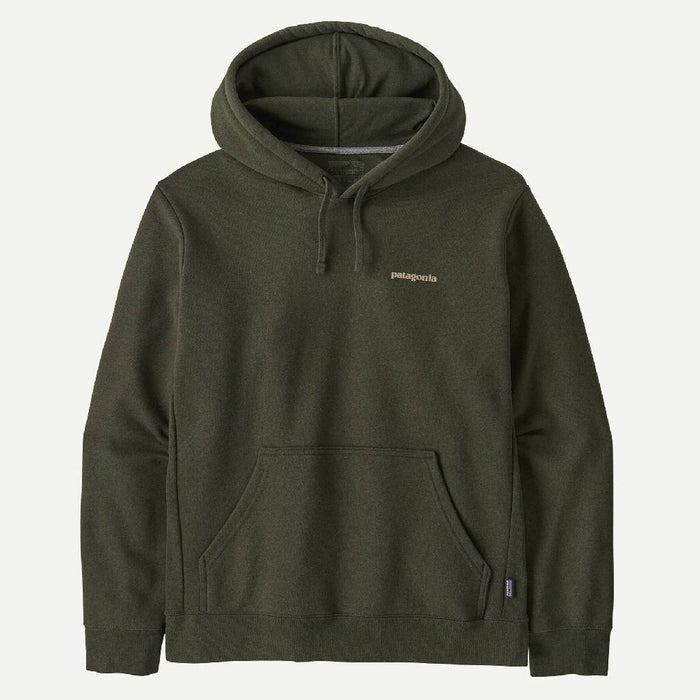 Patagonia Men's Boardshort Logo Uprisal Hoodie - Basin Green MEN - Clothing - Pullovers & Hoodies Patagonia