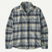 Patagonia Men's Lightweight Fjord Flannel - Foggy/Virtually Blue MEN - Clothing - Shirts - Long Sleeve Patagonia