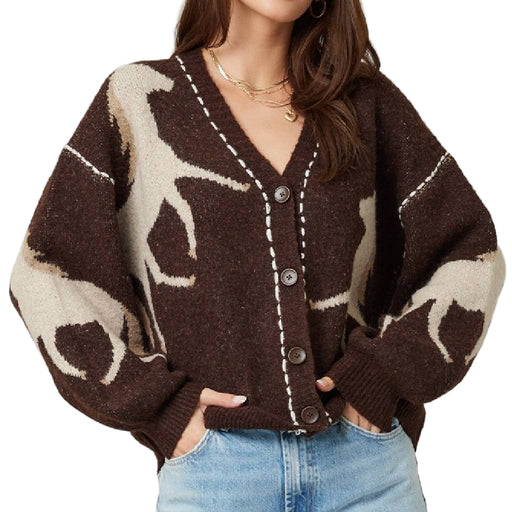 Horse Cardigan WOMEN - Clothing - Sweaters & Cardigans Illa Illa