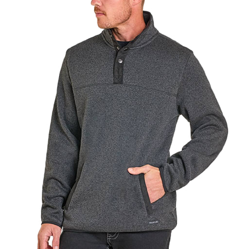 Panhandle Slim Men's Melange Henley Pullover - Black MEN - Clothing - Pullovers & Hoodies Panhandle