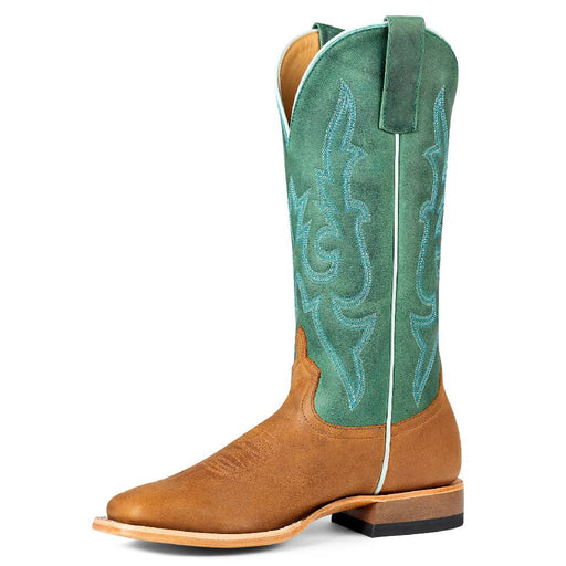 Macie Bean Hay Girl Tan Square Toe Boot WOMEN - Footwear - Boots - Western Boots Macie Bean
