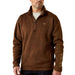 Ariat Men's 1/4 Zip Caldwell Logo Sweater - Carafe MEN - Clothing - Pullovers & Hoodies Ariat Clothing