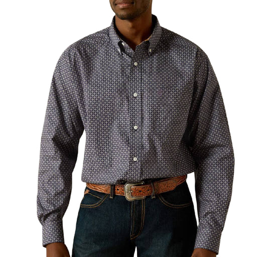 Ariat Men's Wrinkle Free Dale Classic Fit Geo Print Shirt MEN - Clothing - Shirts - Long Sleeve Ariat Clothing