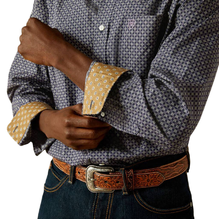 Ariat Men's Wrinkle Free Dale Classic Fit Geo Print Shirt MEN - Clothing - Shirts - Long Sleeve Ariat Clothing