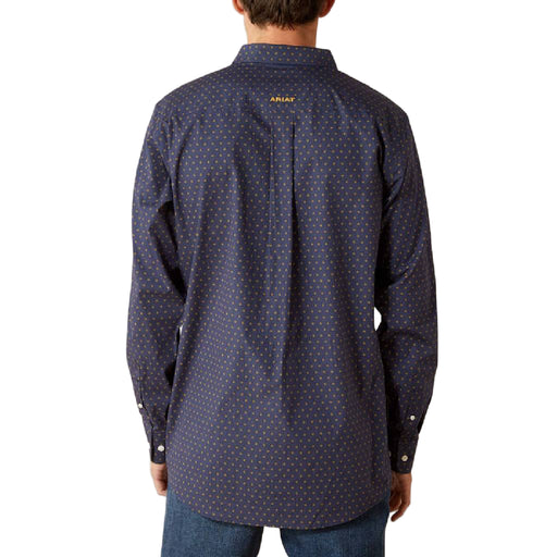 Ariat Men's Wrinkle Free Daven Fitted Horseshoe Print Shirt MEN - Clothing - Shirts - Long Sleeve Ariat Clothing