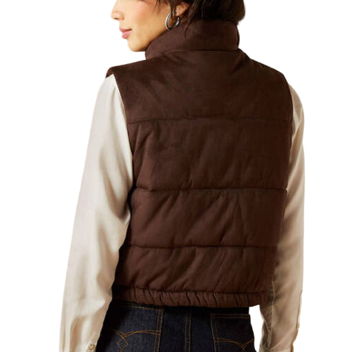 Ariat Women's Swirl Faux Leather Vest WOMEN - Clothing - Outerwear - Vests Ariat Clothing