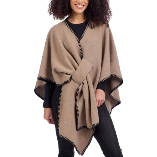 Mud Pie Women's Hayward Blanket Poncho - Oatmeal WOMEN - Clothing - Sweaters & Cardigans Mud Pie