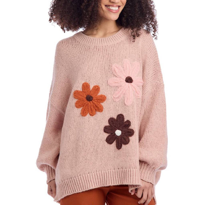 Mud Pie Women's Farley Floral Sweater WOMEN - Clothing - Sweaters & Cardigans Mud Pie