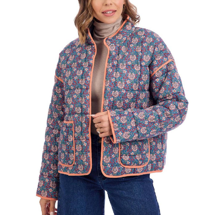 Mud Pie Women's Cher Block Print Jacket