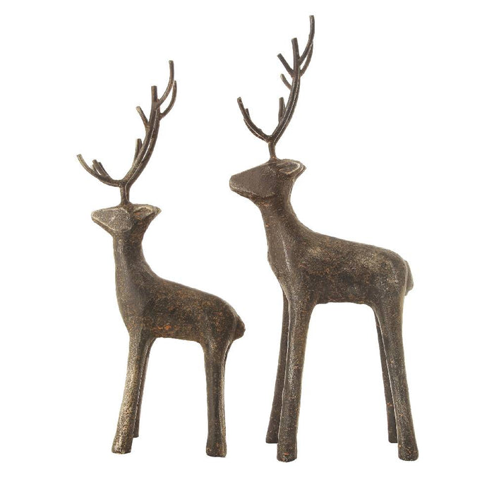 Cast Iron Standing Deer - Large