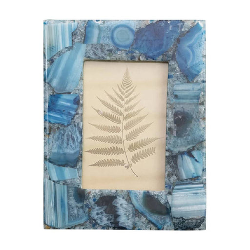 Blue Agate Frame HOME & GIFTS - Home Decor - Decorative Accents Creative Co-Op