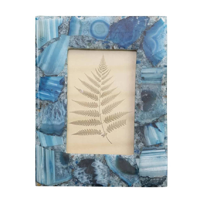 Blue Agate Frame HOME & GIFTS - Home Decor - Decorative Accents Creative Co-Op