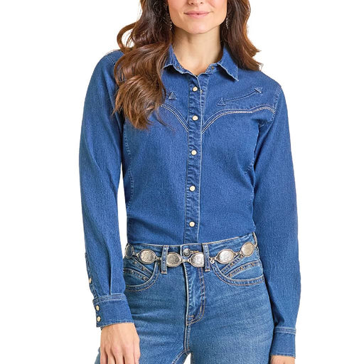 Panhandle Slim Women's Retro Yoked Snap Shirt WOMEN - Clothing - Tops - Long Sleeved Panhandle