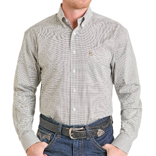 Panhandle Slim Men's Diamond Micro Print Button Down Shirt MEN - Clothing - Shirts - Long Sleeve Panhandle