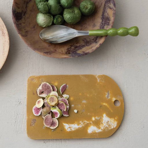 Marbled Resin Cheese/Serving Board HOME & GIFTS - Tabletop + Kitchen - Serveware & Utensils Creative Co-Op