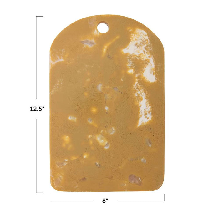 Marbled Resin Cheese/Serving Board HOME & GIFTS - Tabletop + Kitchen - Serveware & Utensils Creative Co-Op