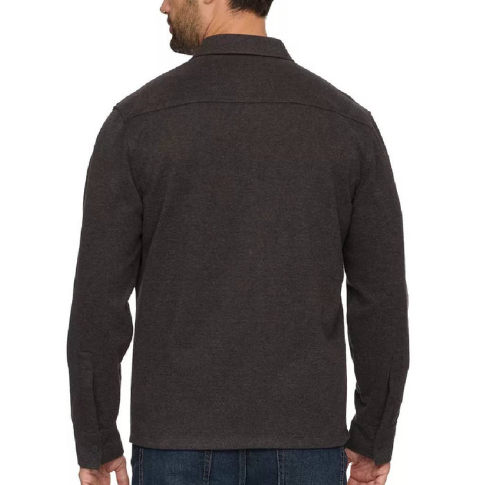 Flag & Anthem Men's Hamlin Stretch Twill Shirt Jacket - Charcoal