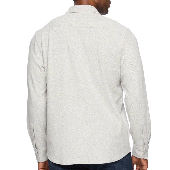 Flag & Anthem Men's Hero Solid Twill Knit Flannel Shirt