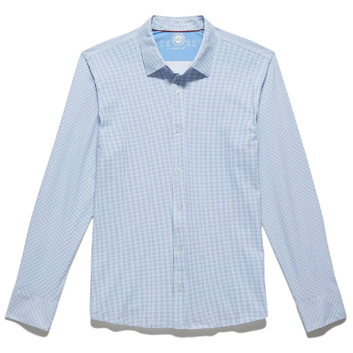 Flag & Anthem Men's Madeflex Journey Performance Patton Shirt - Gingham Blue
