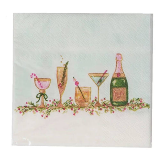 Holiday Cocktails Napkins - 50 Count HOME & GIFTS - Home Decor - Seasonal Decor Creative Co-Op