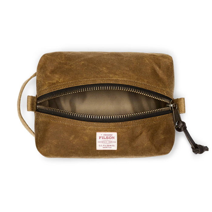 Filson Tin Cloth Travel Kit - Dark Tan