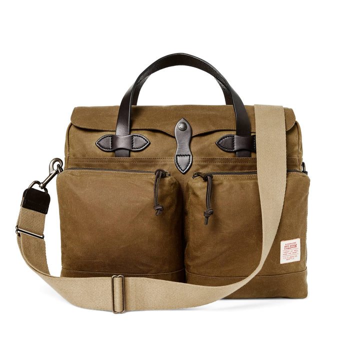 Filson 24 Hr Tin Briefcase - Dark Tan