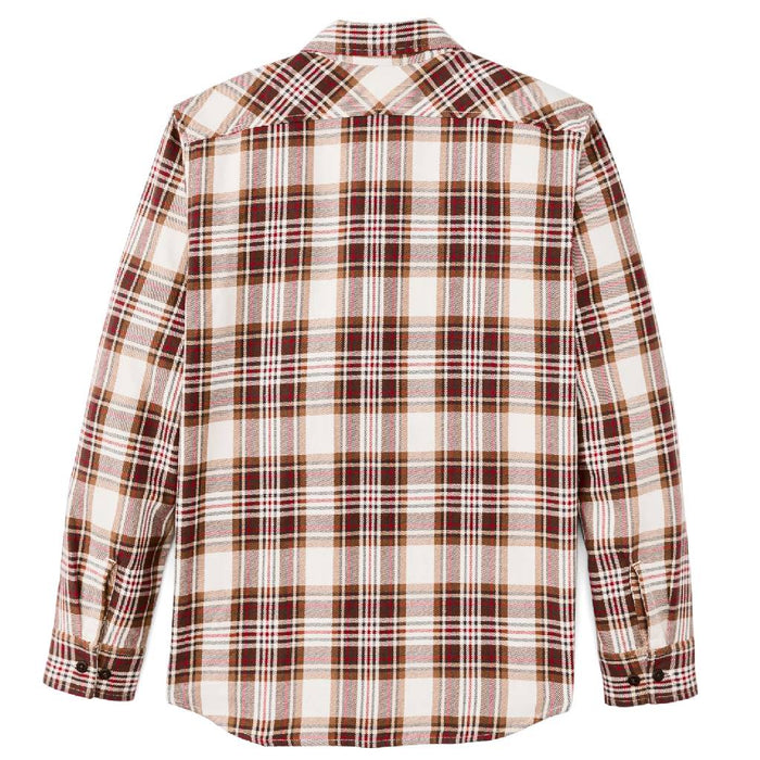 Filson The Rangeland Flannel Shirt - Red/Brown/Cream Plaid