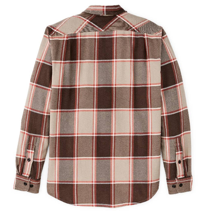 Filson Vintage Flannel Work Shirt - Tan Plaid MEN - Clothing - Shirts - Long Sleeve Filson