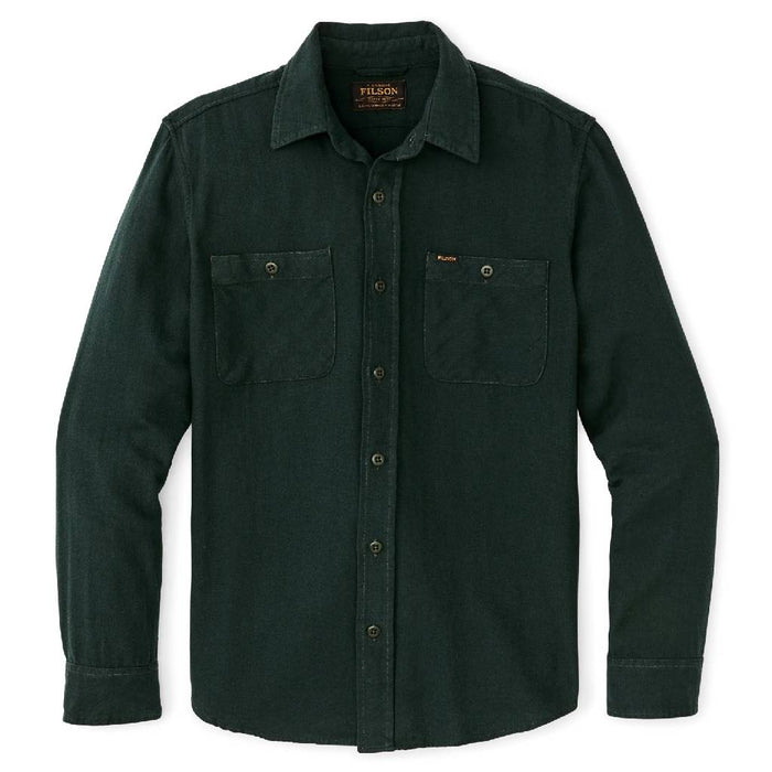 Filson The Rangeland Flannel Shirt - Forest Green MEN - Clothing - Shirts - Long Sleeve Filson
