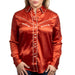 Cruel Denim Women's Satin Smile Pocket Western Shirt WOMEN - Clothing - Tops - Long Sleeved Cruel Denim