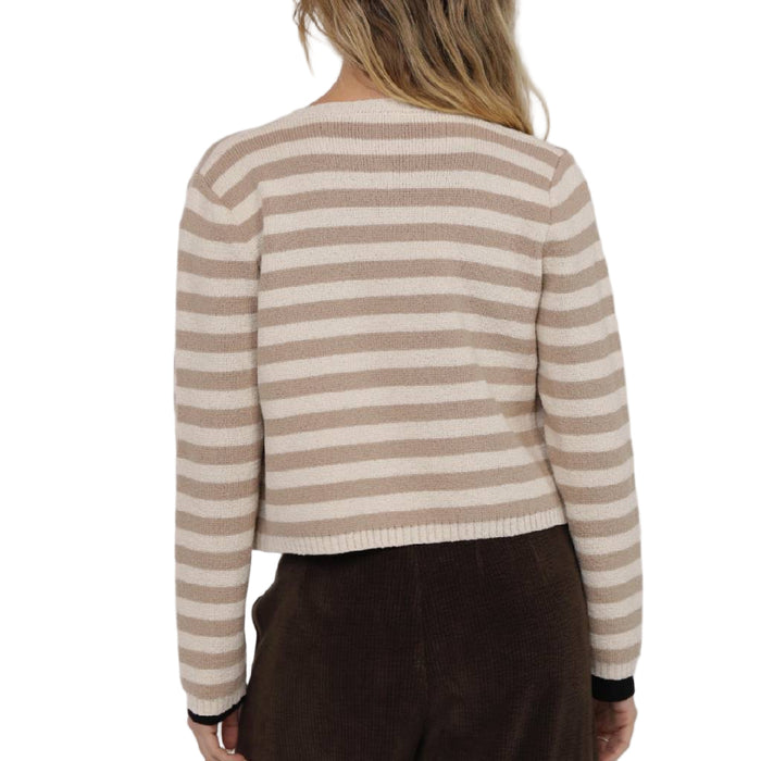 Sage The Label Daphne Stripe Cardigan