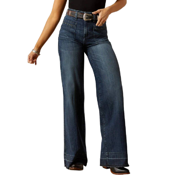 Ariat Women's Jill Ultra High Rise Wide Leg Jean WOMEN - Clothing - Jeans Ariat Clothing