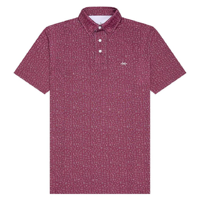 Texas Standard Chisholm Traditions Polo Shirt - Maroon