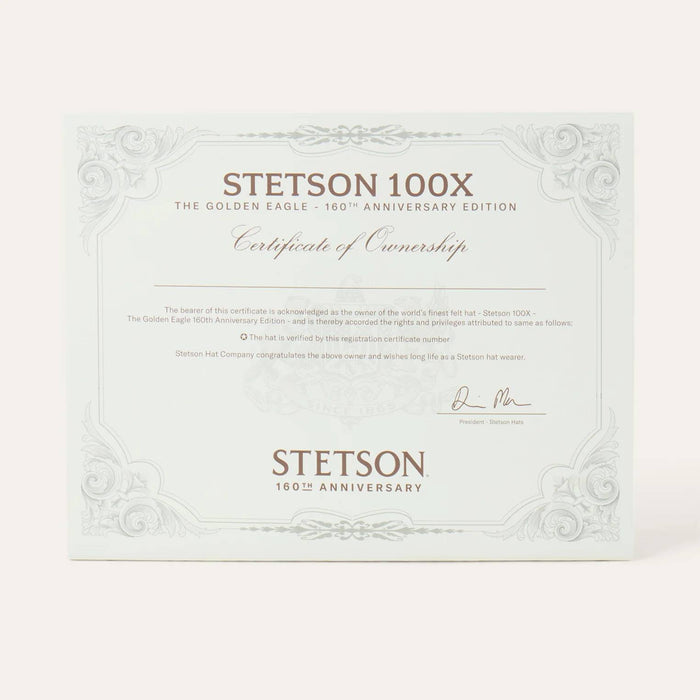 Stetson The Golden Eagle 100X Felt Hat HATS - FELT HATS Stetson