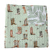 Thunderbird Boots Sage Baby Blanket KIDS - Baby - Baby Accessories Ida Mae Home
