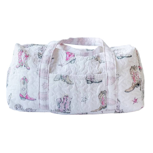 Thunderbird Boots Pink Quilted Duffle Bag ACCESSORIES - Luggage & Travel - Duffle Bags Ida Mae Home