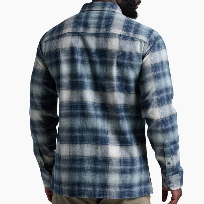 KÜHL Men's Dillingr Flannel Shirt - Fog Harbor MEN - Clothing - Shirts - Long Sleeve Kühl