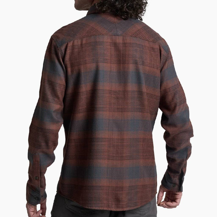 KÜHL Men's Rydr Flannel Shirt - Red Onyx MEN - Clothing - Shirts - Long Sleeve Kühl