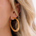 Small Gold Hoop Earring WOMEN - Accessories - Jewelry - Earrings Susan Shaw