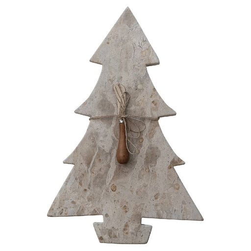 Marble Board w/Canape Knife HOME & GIFTS - Home Decor - Seasonal Decor Creative Co-Op