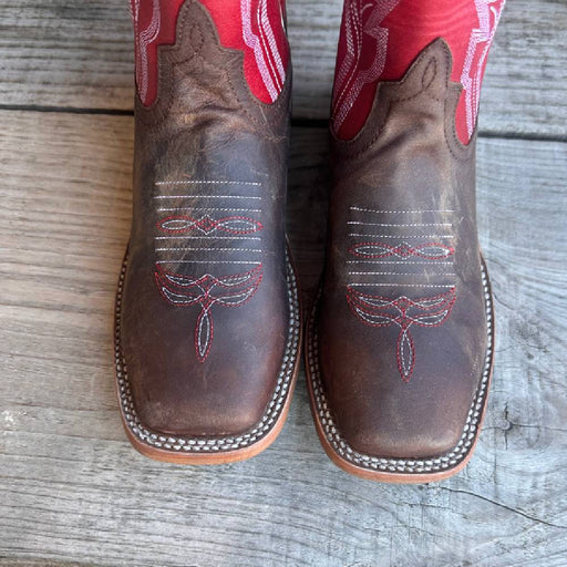NEW Mismatched Anderson Bean Kid's Saddle Mad Dog Boot - FINAL SALE Sale Barn Anderson Bean Boot Co.