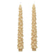 Set of 2 Unscented Tree Shaped Taper Candles - Eggnog HOME & GIFTS - Home Decor - Seasonal Decor Creative Co-Op