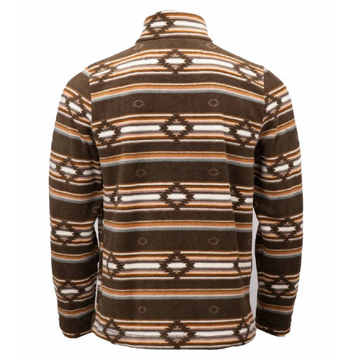 Outback Trading Men's Brown Colt Henley Fleece Pullover MEN - Clothing - Pullovers & Hoodies Outback Trading Co