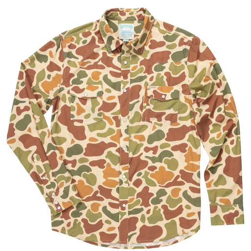 Sendero Provisions Men's Field Camo Confluence Tech Snap Shirt MEN - Clothing - Shirts - Long Sleeve Sendero Provisions Co